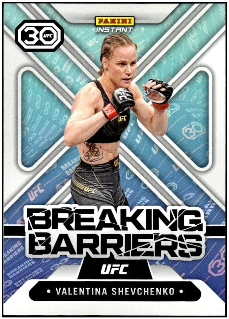 Amazon.com: VALENTINA SHEVCHENKO 2023 Panini UFC Breaking Barriers /215
