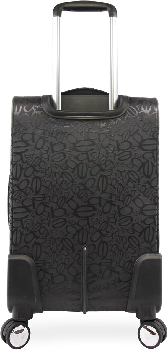 BEBE Carissa 21 Expandable Spinner Carry-on Carry-On Luggage, Bebe Tossed Black