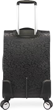 BEBE Carissa 21 Expandable Spinner Carry-on Carry-On Luggage, Bebe Tossed Black
