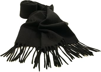 TrendsBlue Classic 100% Pure Cashmere Solid Color Unisex Scarf
