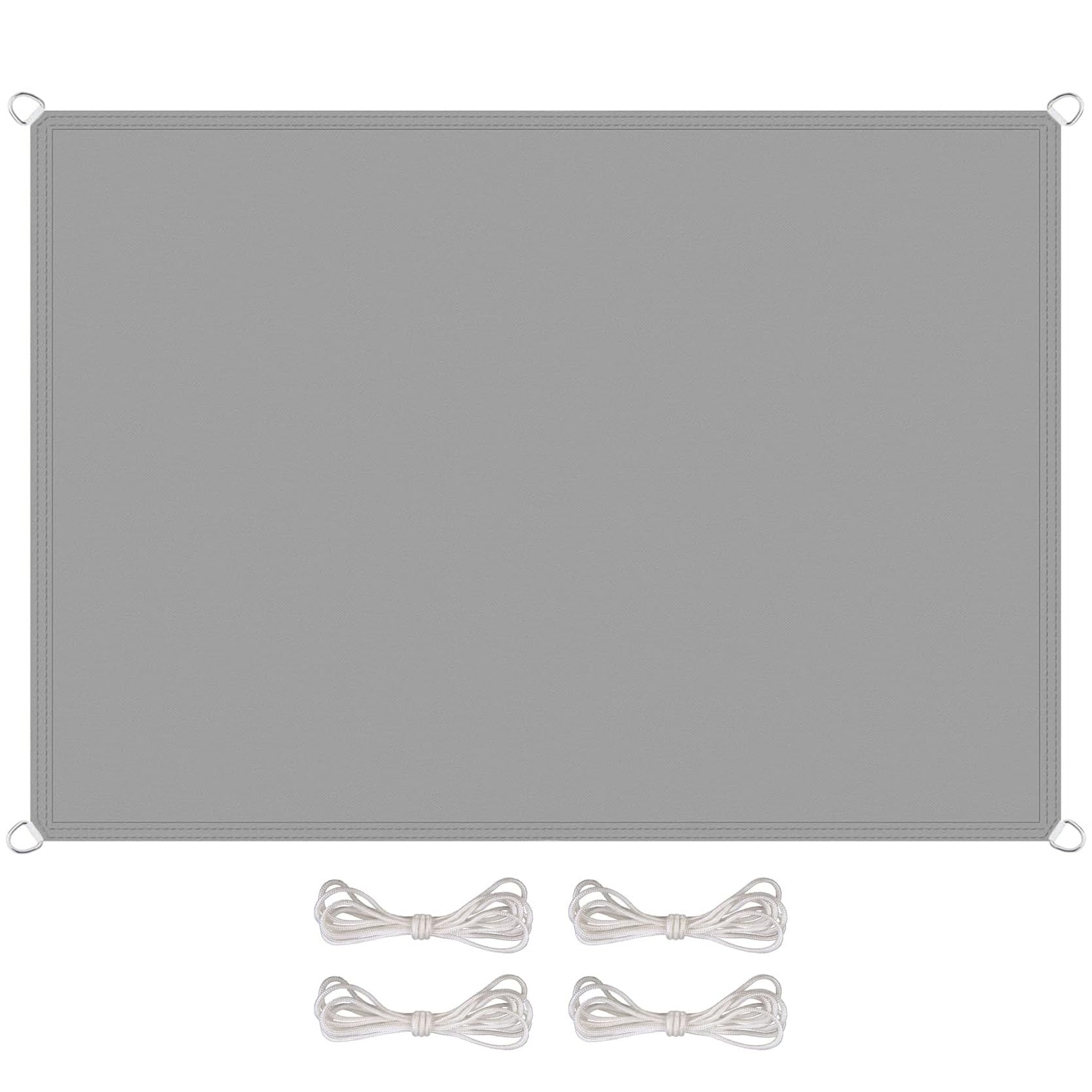 Filet d'ombrage protection solaire coupe-vent tissu PES gris