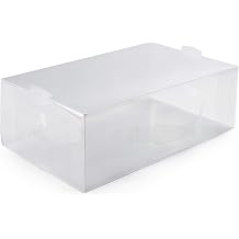 Compactor Medium Transparent Shoe Storage Box with Handle, Foldable, Polypropylene, Transparent, Article RAN5961