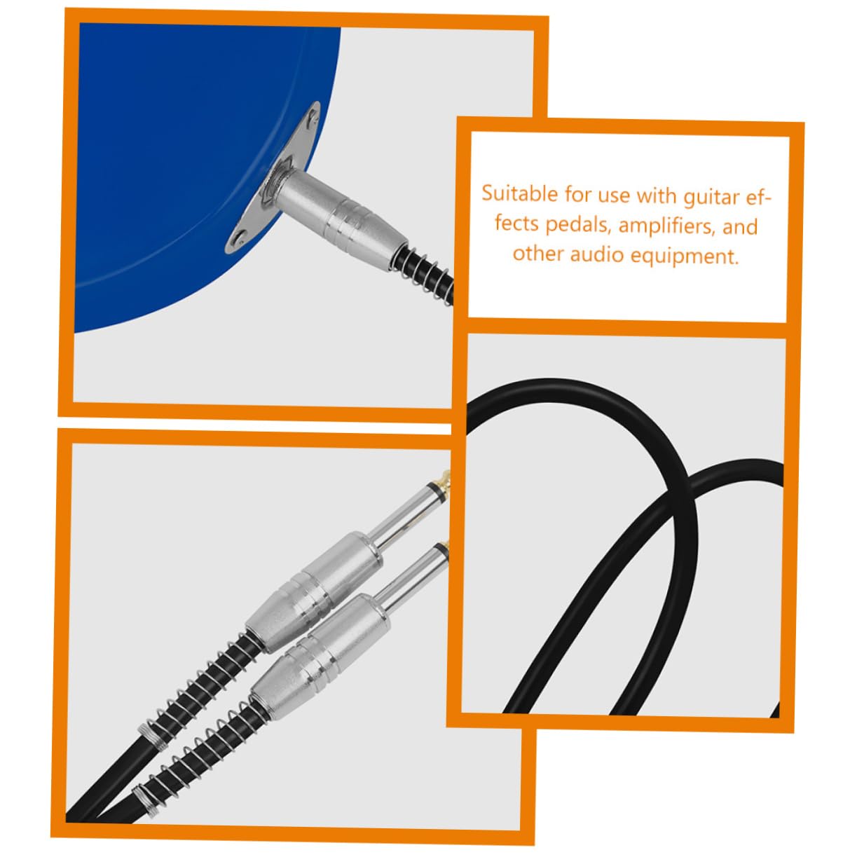 BCC-3-TRA(1m) ギター楽器ケーブル ギターエフェクトペダル接続ケーブルアクセサリー