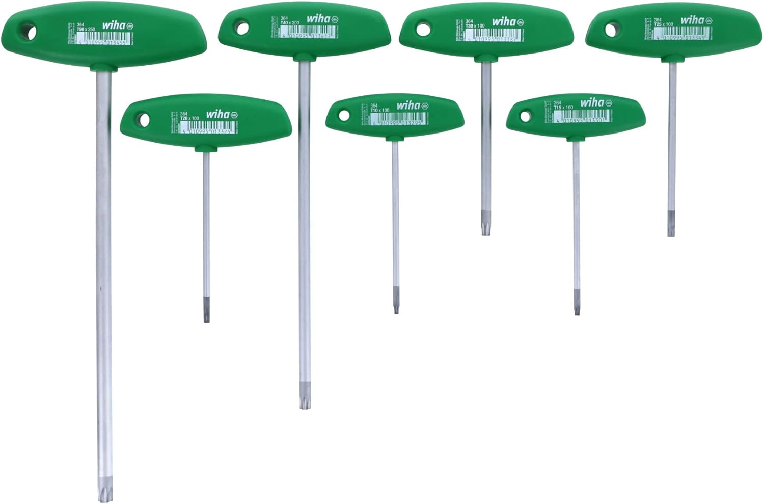 Torx Ergonomic Comfort Grip T-Handle Set, 7 Piece