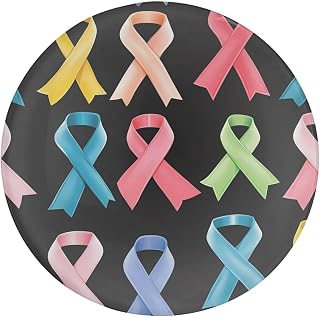 Cancer Awareness Ribbons Cute Fridge Magnets Decorative Glass Refrigerator Stickers Kitchen Office 4cm
