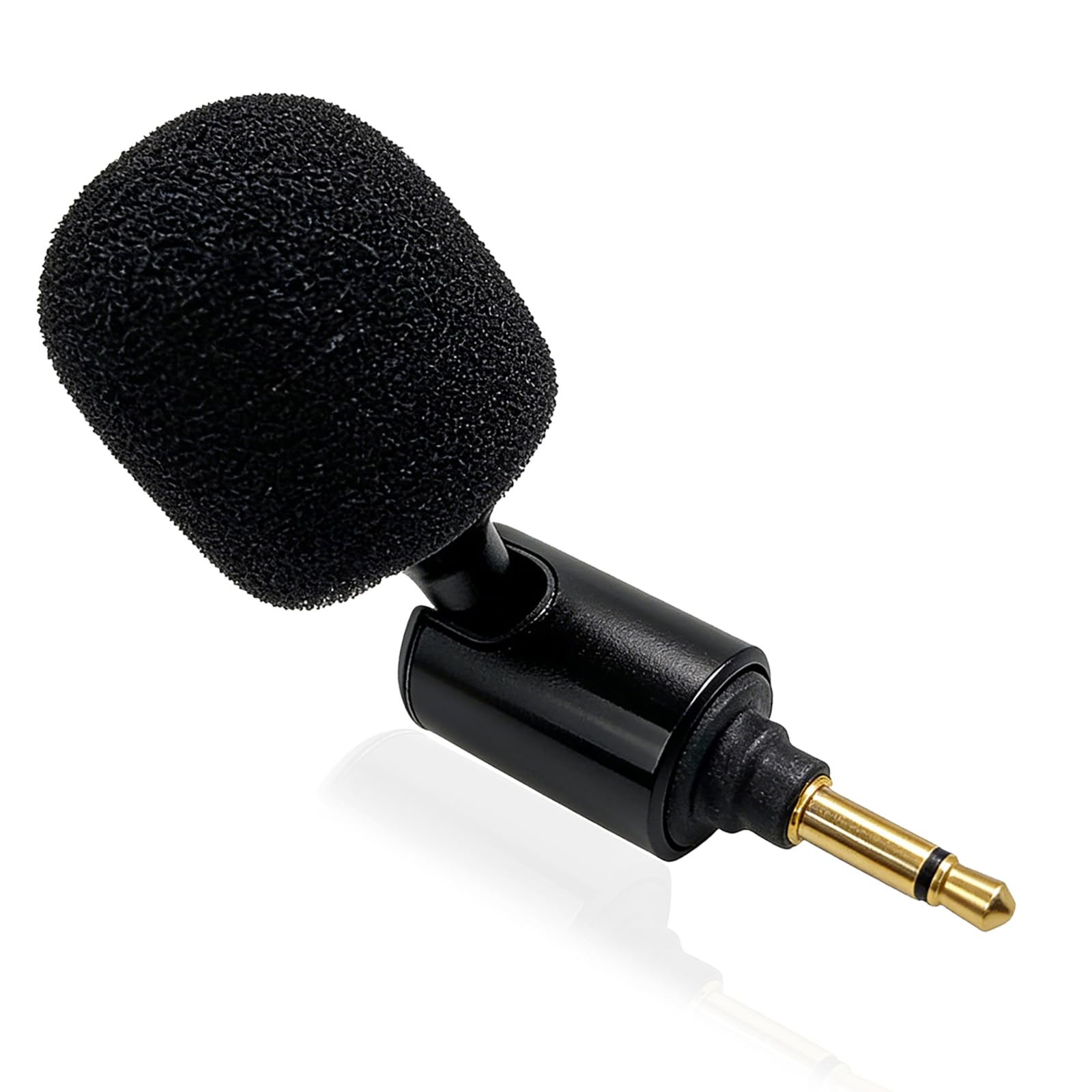 Micrófono de repuesto compatible con amplificador de voz de 3,5 mm, micrófono de 2 polos, mini micrófono portátil con amplificador de voz portátil, transmisor inalámbrico para profesores