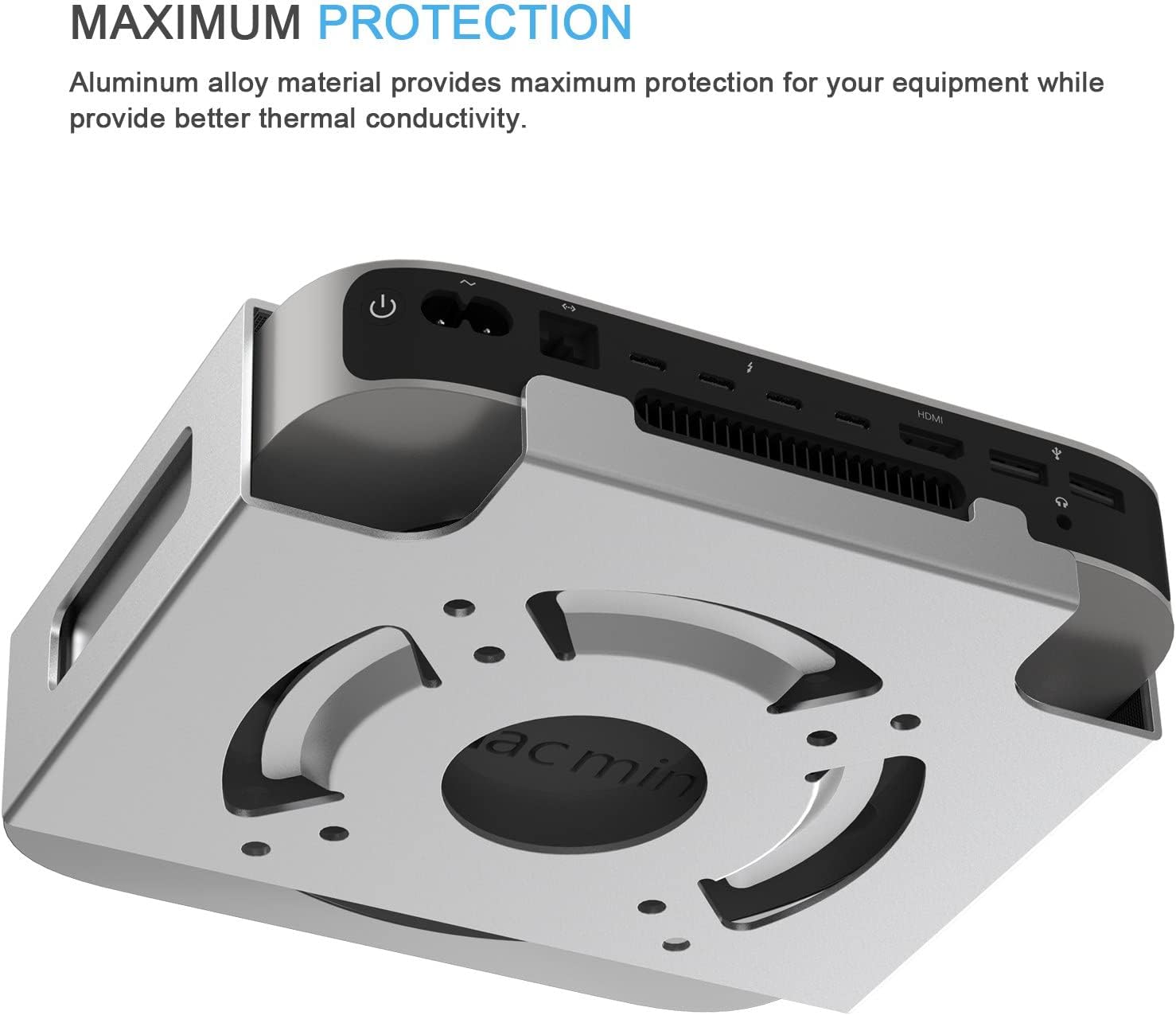 Mac Mini M2 Mount, IFCASE Heat Dissipation Design Anti-Scratch Behind... - Picture 19 of 24