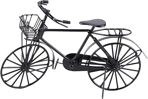 Miniatura 7 de Casa de muñecas Bicicleta, 1:12 Casa de muñecas de metal en miniatura de metal decoración accesorio de decoración de casa de muñecas Juguetes de