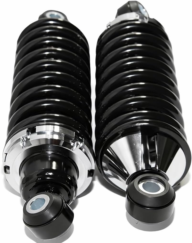 Rear Street Rod Coil Over Shock SET Black Coated Springs (Spring Rate:250)
