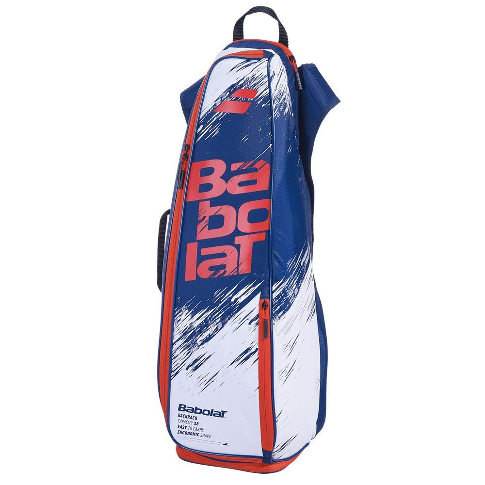 Babolat 757009 BackRacq Badminton Backpack, Navy Blue/White-image-0