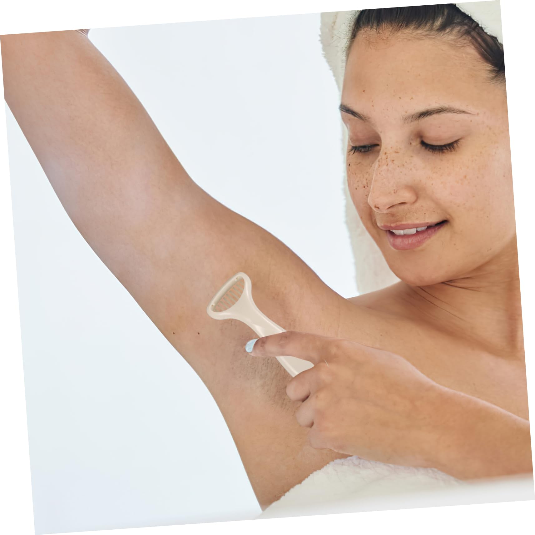 Beatifufu Manual Hair Trimmer Hair Removal for Women Stainless Steel Shaving Knife