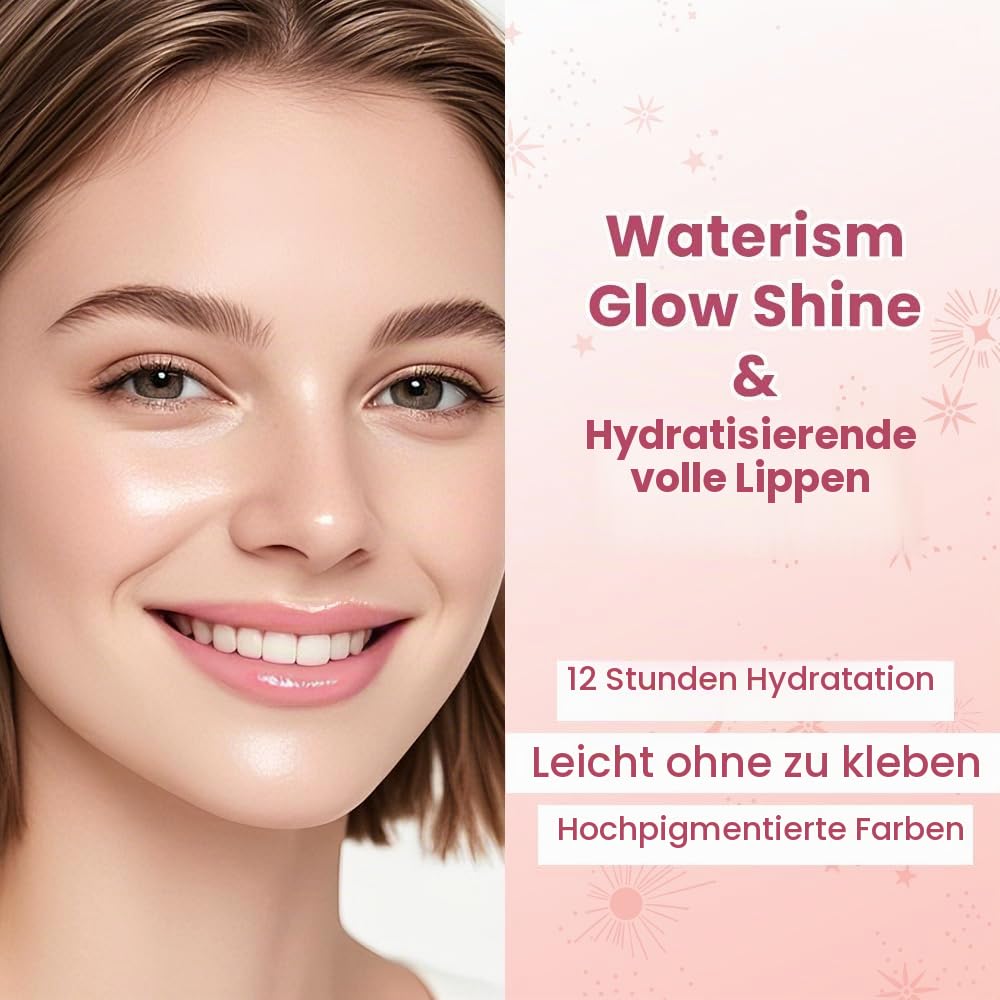 CATKIN Lippenbalsam Gift Set, lippenpflege mit farbe, Saftiger und Glänzender lippenpflege Lippenstift, Glänzendes Finish für Trockene, Rissige und Spröde Lippen, 3.4g 3pcs Gift Box (04+05+06)