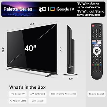 Google TV 40V FHD バレットシリーズ Google TV 40V FHD バレットシリーズ