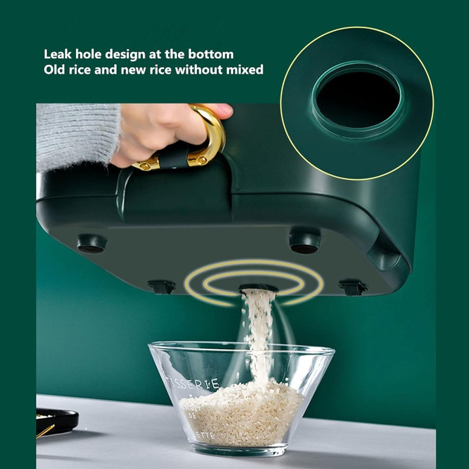 Cereal Containers Kitchen Container Bucket Rice Box Grain Sealed Jar Home Storage Pet Dog Food Store