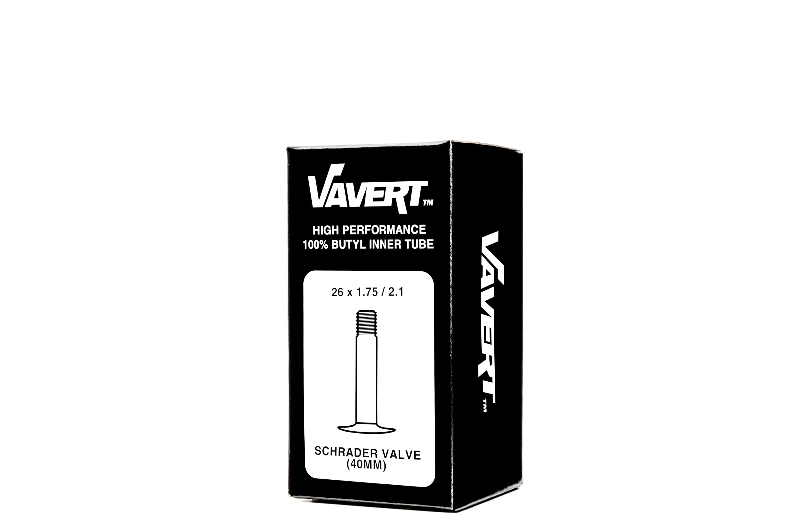 Vavert Inner Tube 26 X 1.75/2.1 Schrader Valve 40Mm -  2 pcs