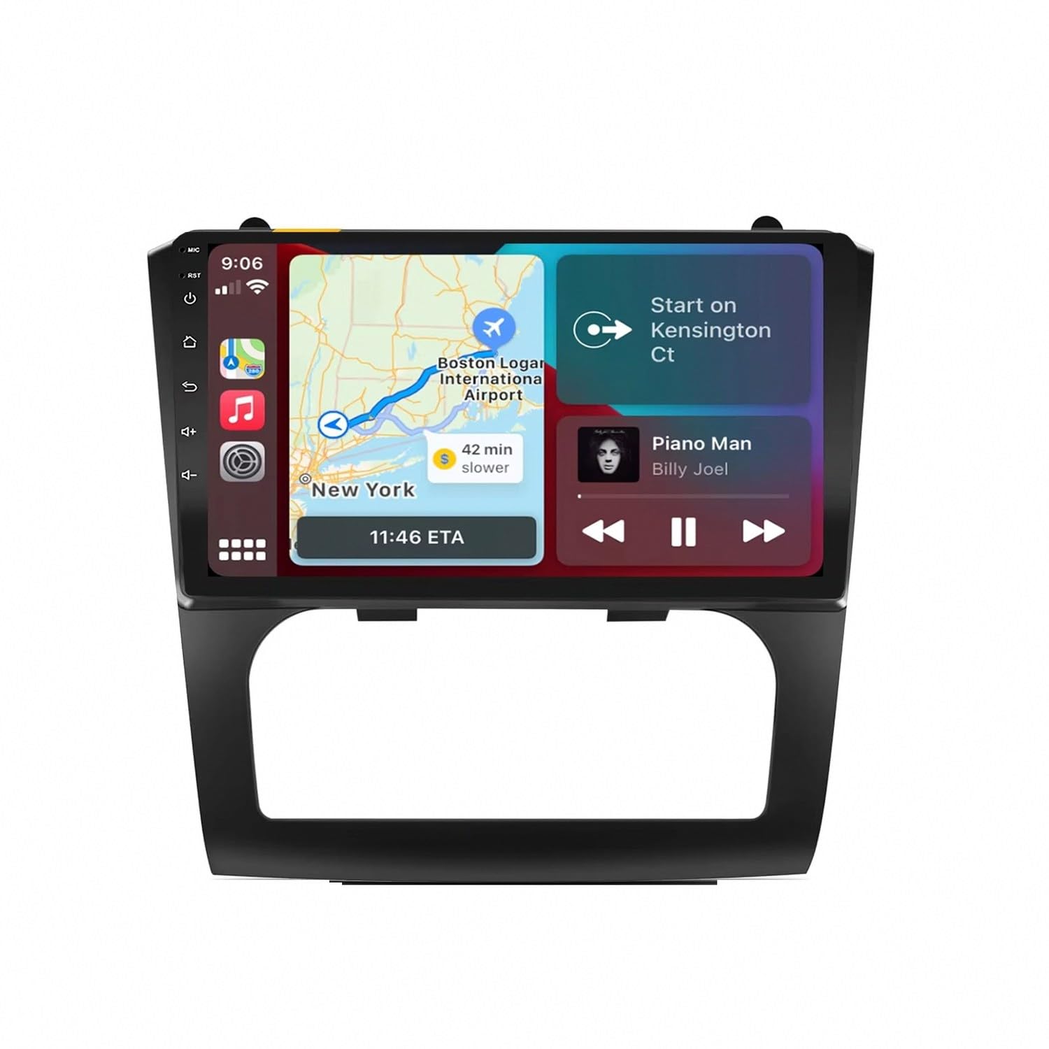 Navigation de Voiture 2 Din pour Nissan Pathfinder R51 2004-2009 Carplay & Android Auto sans Fil | Bluetooth 5.0 | Commande Vocale Compatible Caméra de Recul, 4 Nuclear 2G+32G