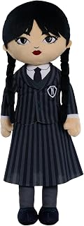 Just Play Wednesday Large 15.5-Inch Plush Doll - Amazon Exclusive Addams Family Stuffed Toy for Kids Ages 3+