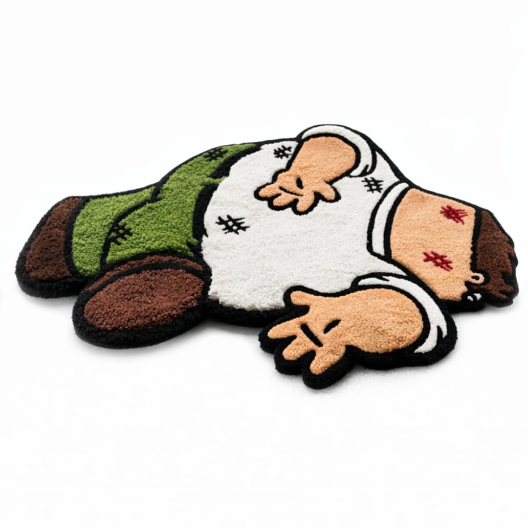 GROVETA Cartoon Cool Rugs for Decorative Bedroom - Dad Fun Rugs for Cool Bedroom Men Rug - Washable Rug for Living Room - 32 * 20 Inch Funny Unique