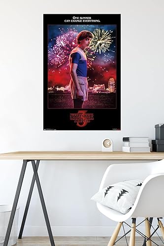 Vista 4 de Trends International Netflix Stranger Things: Season 3 - Póster de pared de Will Wall, 22.375 x 34 pulgadas, versión premium sin marco