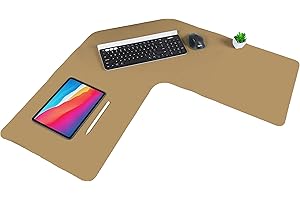 Con-Tact Brand L Shaped Mouse Pad: Spacious Corner Desk Protector