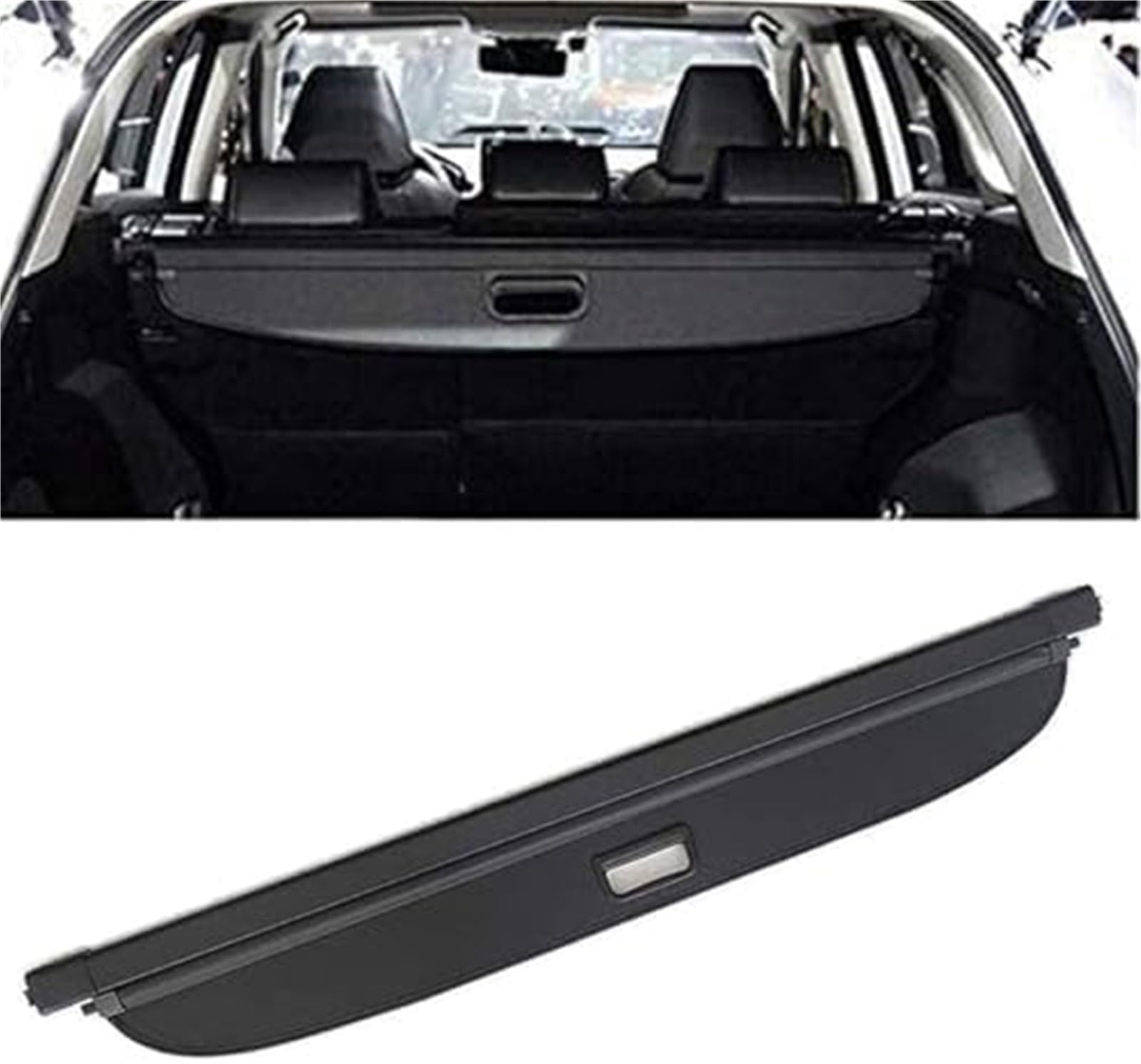 fhjwqronte Cargo Area Storage Rack Car Retractable Rear Trunk Parcel Shelf, for Kia Sportage 2017-2021 Luggage Shade Shield Cargo Security Cover Curtainaccessories