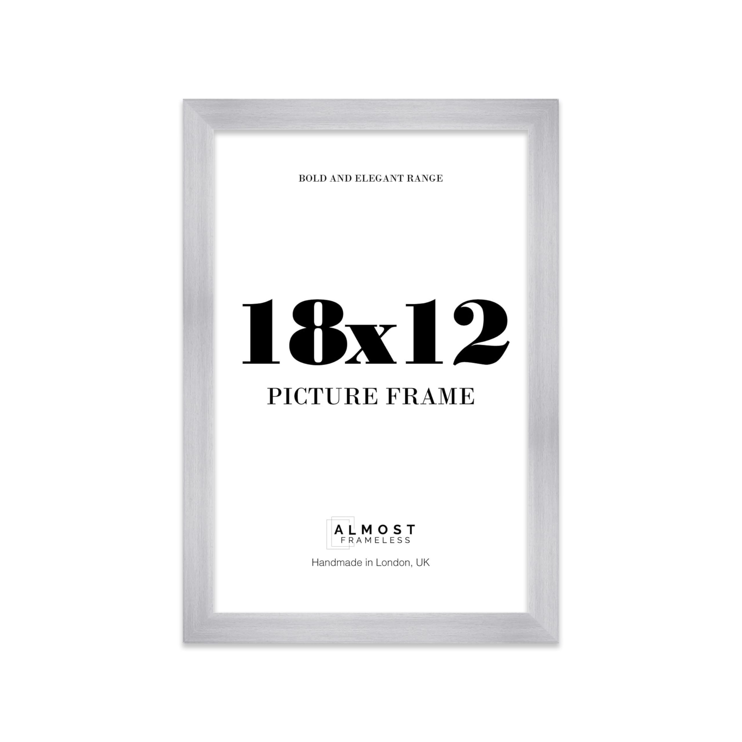 18x12 Picture Frame, Display 18x12 Pictures (45.7 x 30.5cm) Picture Frame for wall Display - Silver - 1 Pack — image 1