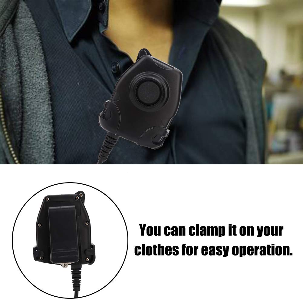 K Head Walkie Talkie Auricolare PTT Adattatore Cavo testa adatto per H-777, Plus, RT-5R, RT-5RV, RT1, RT2, RT5 per KPG/HK/TK per per POFUNG per HYT per PUXING per QUSHENG