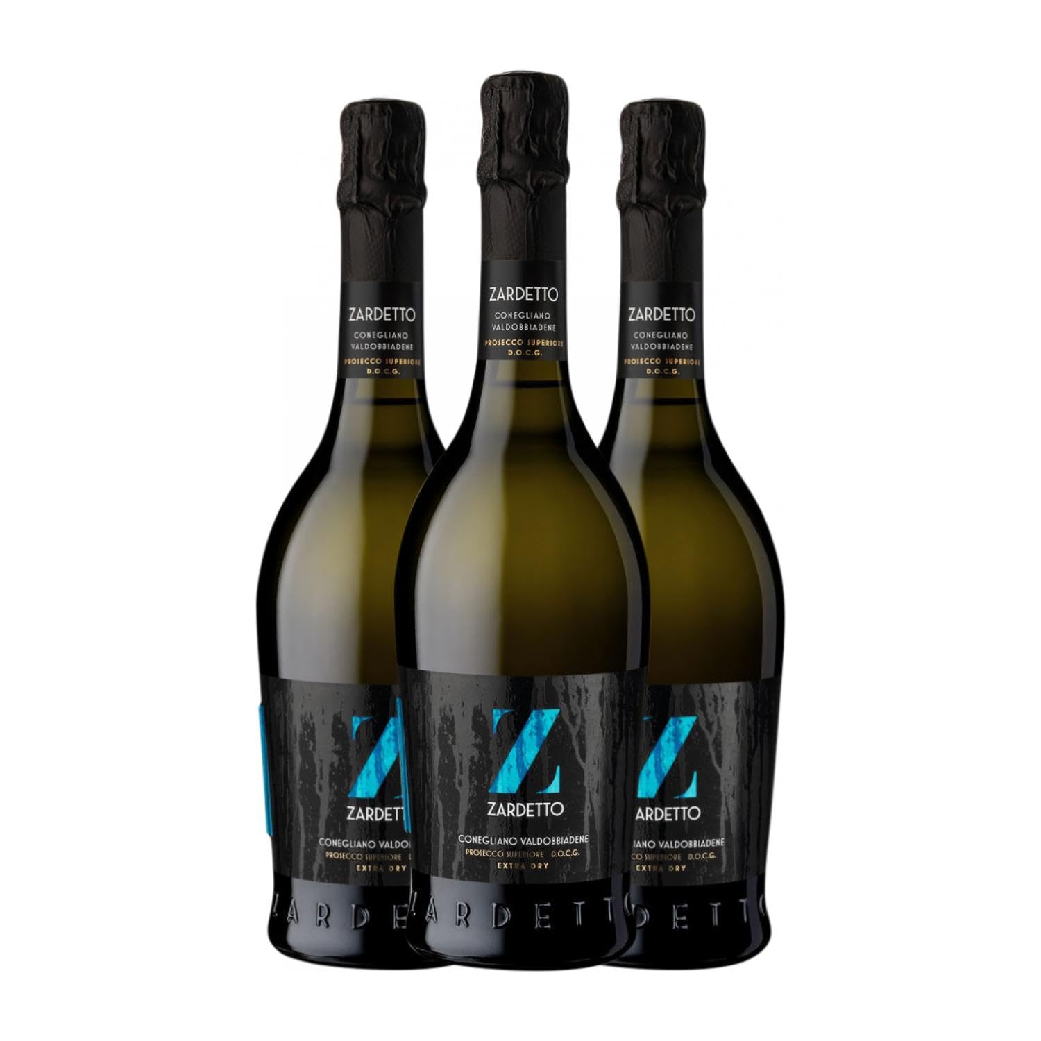 Zardetto Spumante Extra Dry Glera Extra Seco Prosecco di Conegliano-Valdobbiadene 75 cl Espumoso blanco (Caja de 3 Botellas de 75 cl)