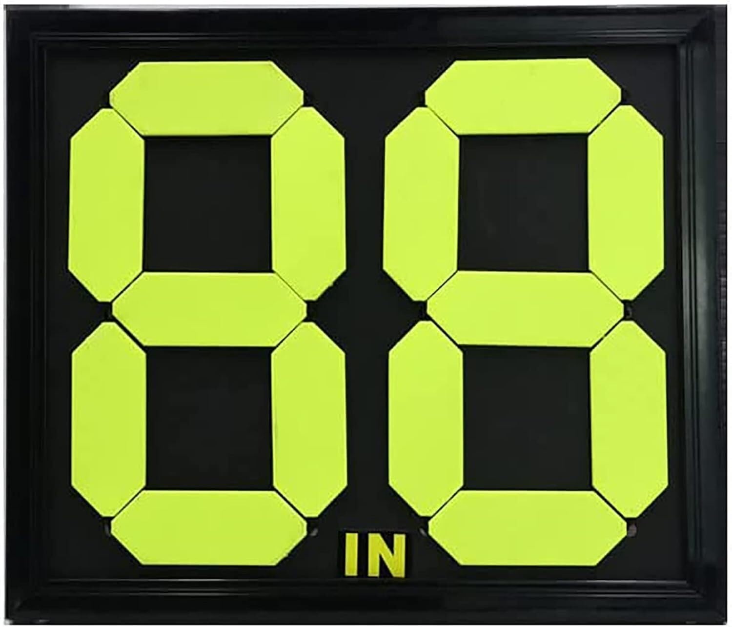 tragbar Multifunktionales doppelseitiges Fußball-Ersatzbrett aus ABS-Material mit auffälligem und langlebigem fluoreszierendem Display. Klein
