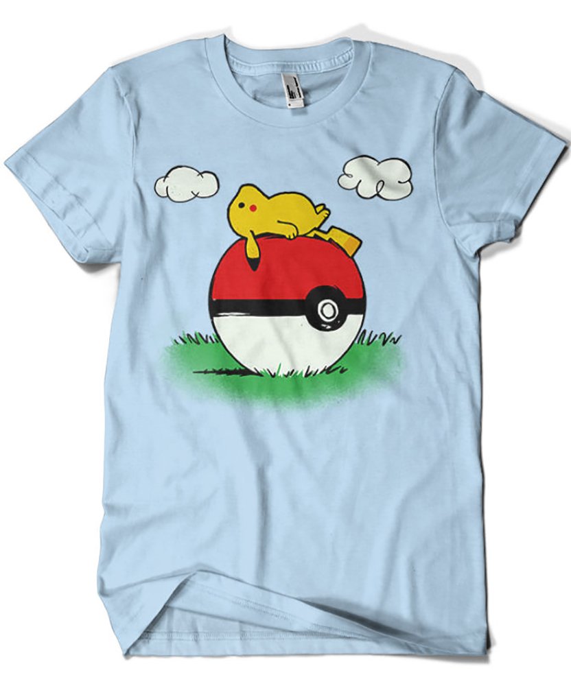 1268-Poke House T-Shirt (Naolito), sky blue, L