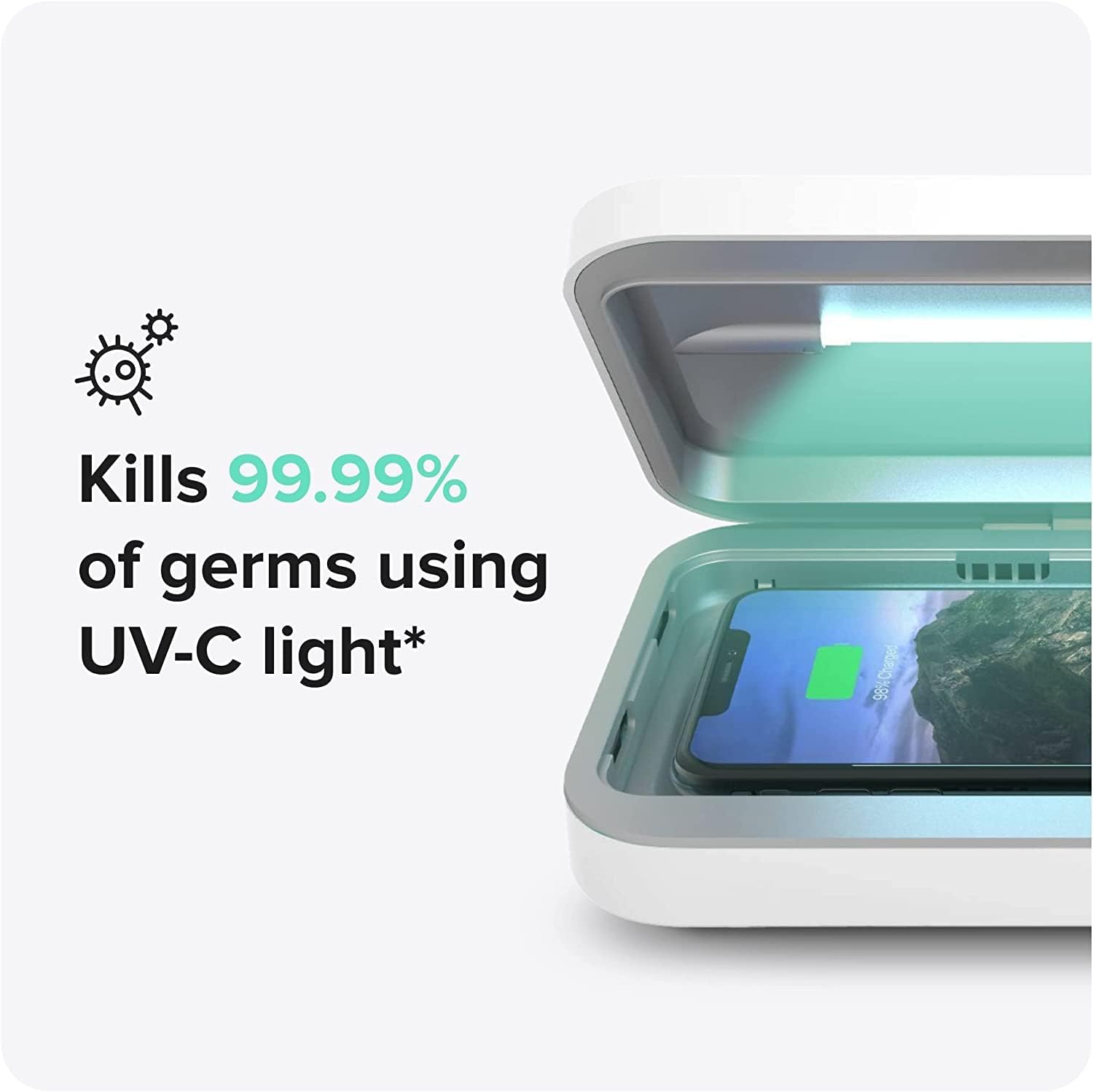 早い者勝ち！phonesoap Amazon.com: PhoneSoap 3 UV Phone Sanitizer Box & Dual Charger