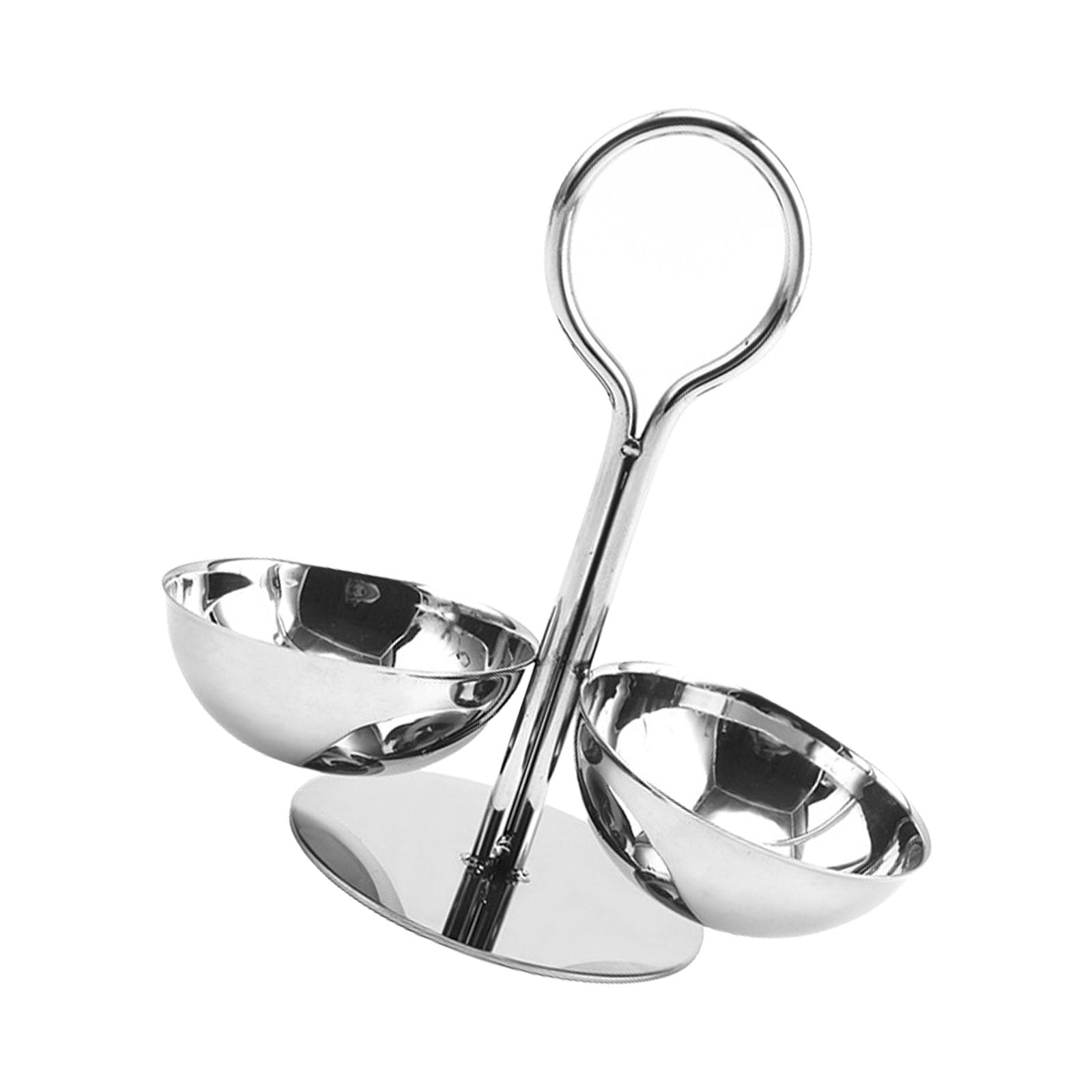 Xjdzineq Stainless Steel Multi Layer Snacks Serving Bowl Camping Ready Outdoor Snacks Stand for Parties Camping and Home Use Rusts Proof Condiment Servers Bowl