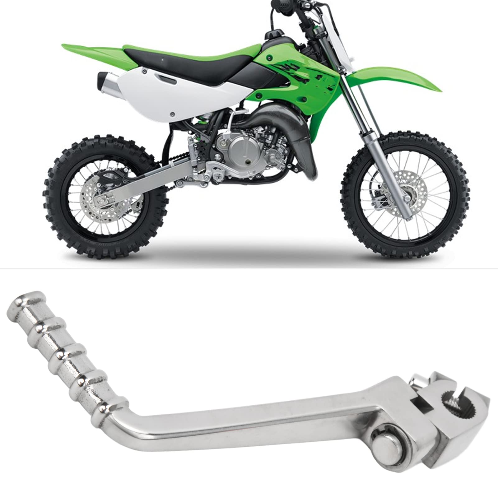 KIMISS Leva di Avviamento Pieghevole - Starter 15mm per Moto Pit PRO in Lega di Acciaio Durevole