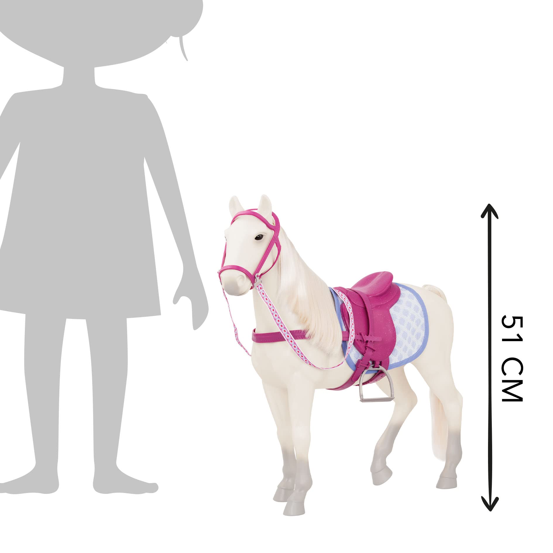Néon Cheval Léger Génération Ai Illustration Stock - Illustration du