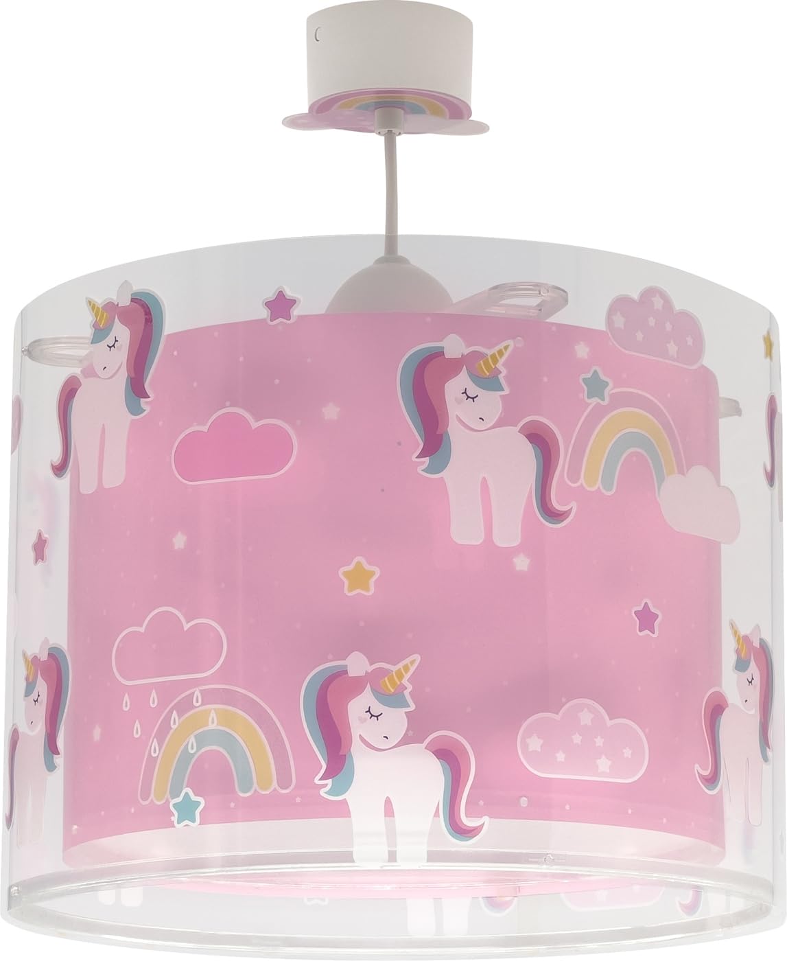 Dalber Lámpara Techo Colgante Infantil Unicorns Unicornios 41592M E27