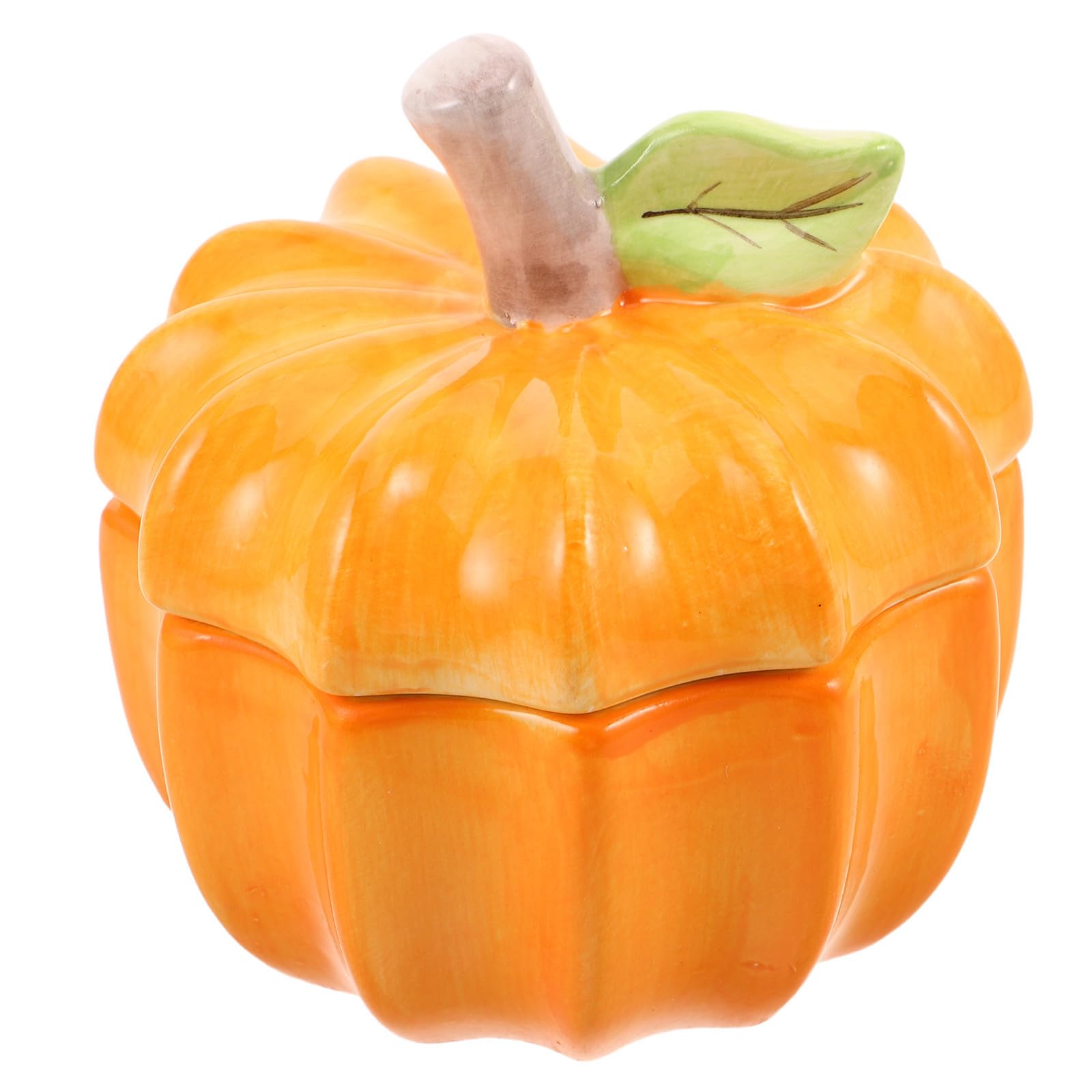 Tarro de cerámica hermético Sosoport bote decorativo calabaza para dulces