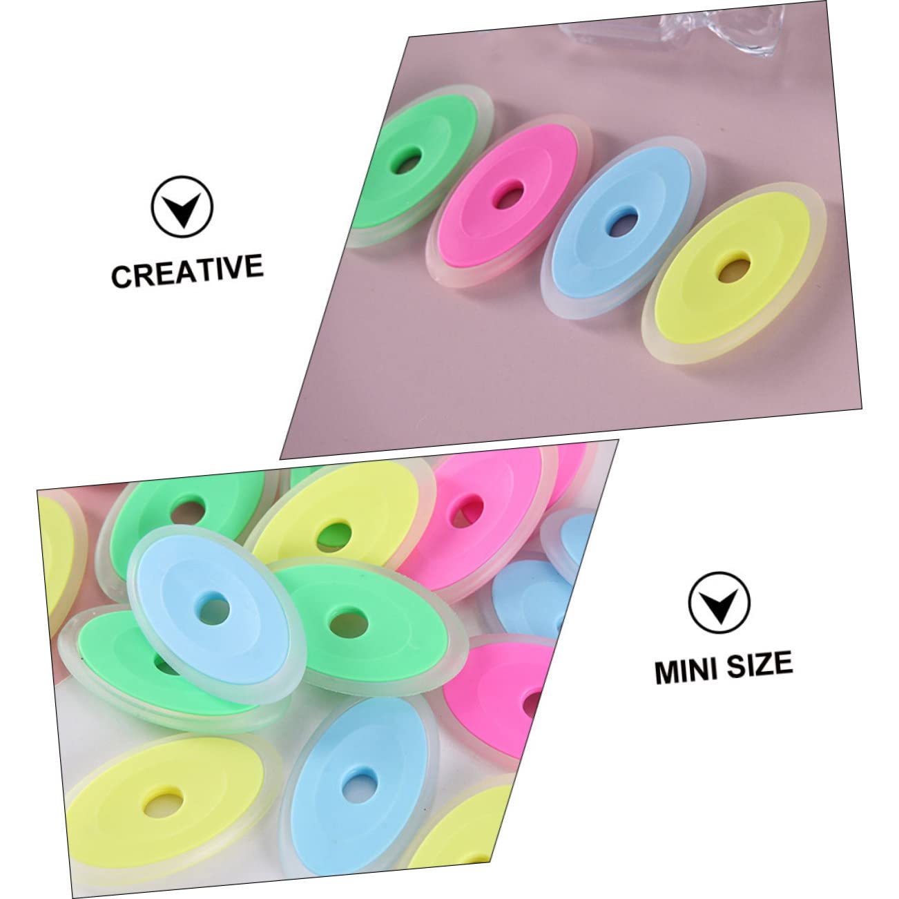 SHINEOFI 2 Sätze Gelstift Radiergummi Radiergummis Büro-silikon-radierer Schulbürobedarf Büro Radiergummi Zubehör Löschbare Silikon-radierer Kieselgel 50 Stück * 2