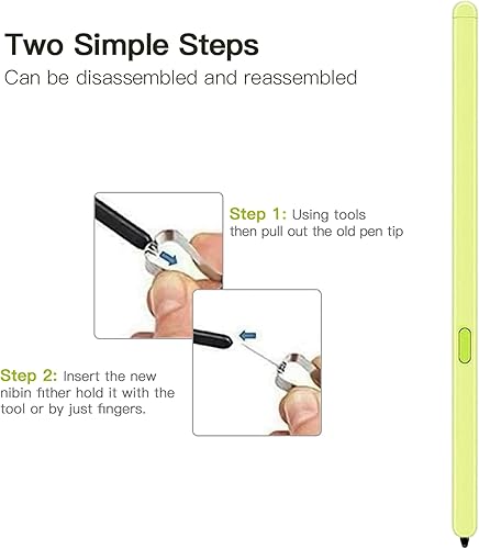 Miniatura 4 de Compatible con Samsung Galaxy Z Fold5 Slim S Pen, nuevo Compact S Pen, lápiz capacitivo de niveles de presión 4096 (verde)