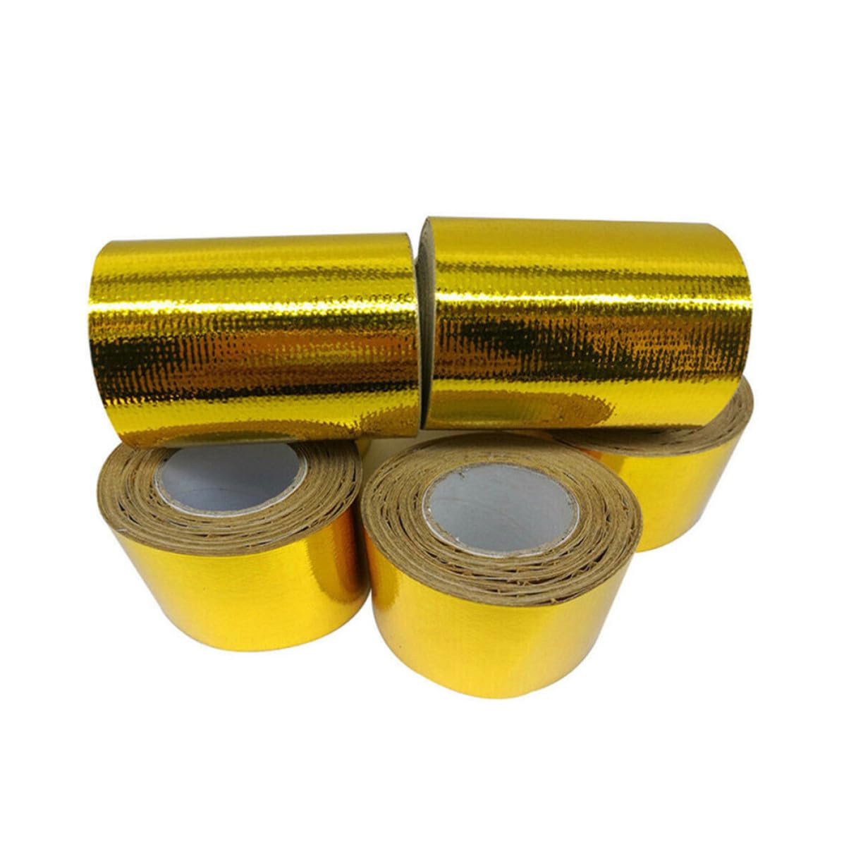 Cinta aislante térmica autoadhesiva de 50mm para escape de moto 8