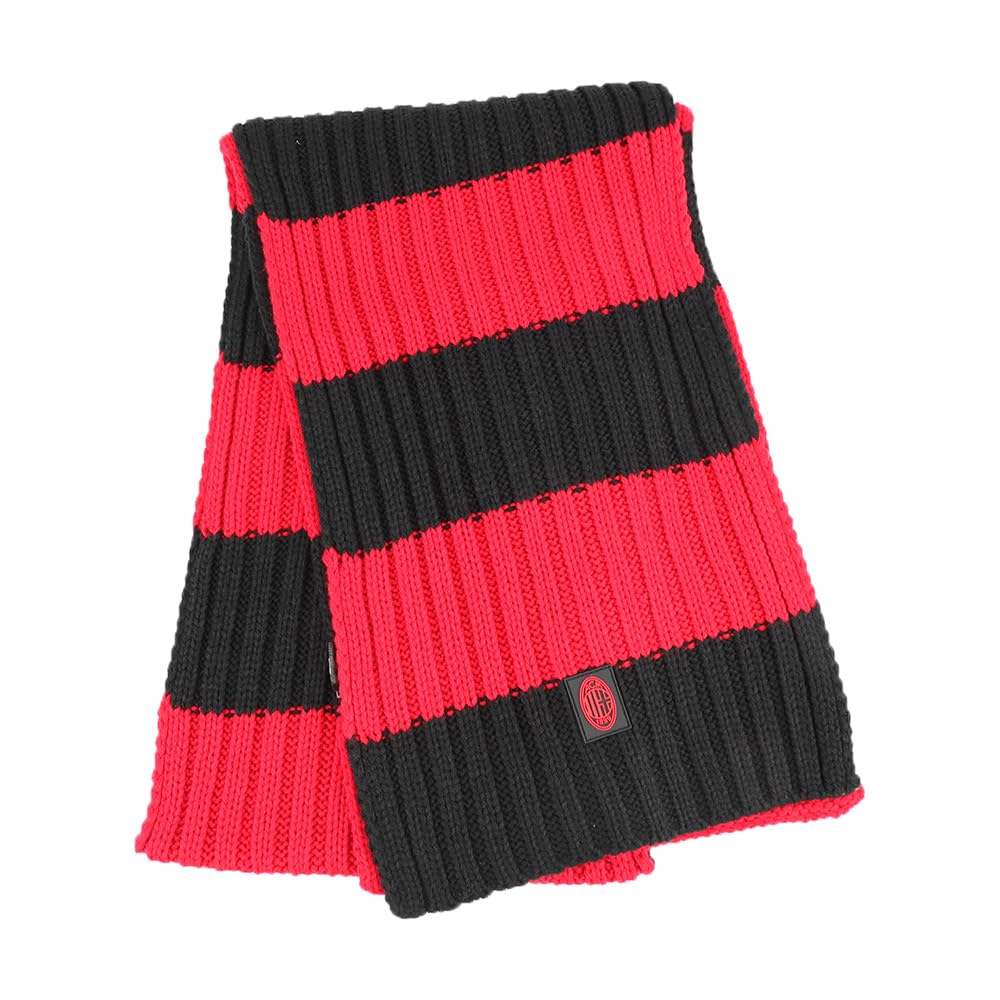 Imma Sciarpa Milan Maglia Righe Nero Rosso TU