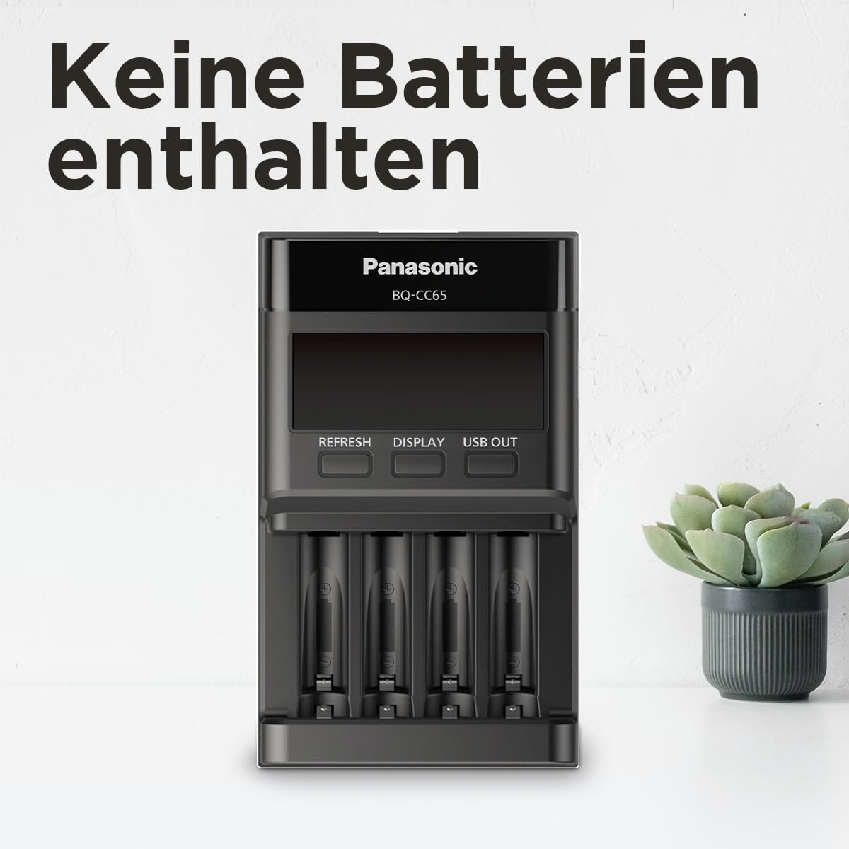 eneloop PRO-Ladegerät für 1-4 AA/AAA NI-MH Akkus 2 Stunden Ladezeit