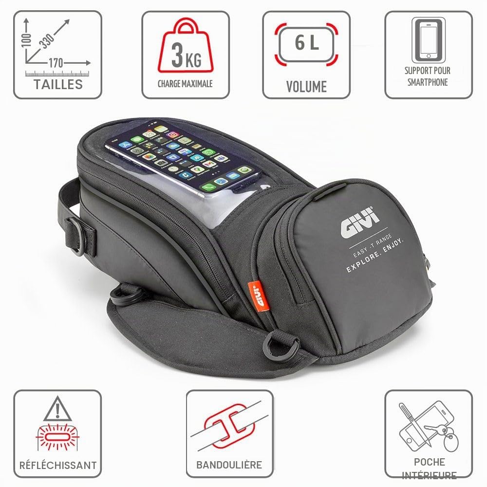 GIVI Sac de réservoir 6 l