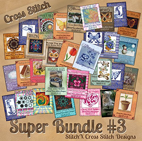 Counted Cross Stitch Patterns - Super Bundle 3 - 31 Beautiful Cross Stitch Designs