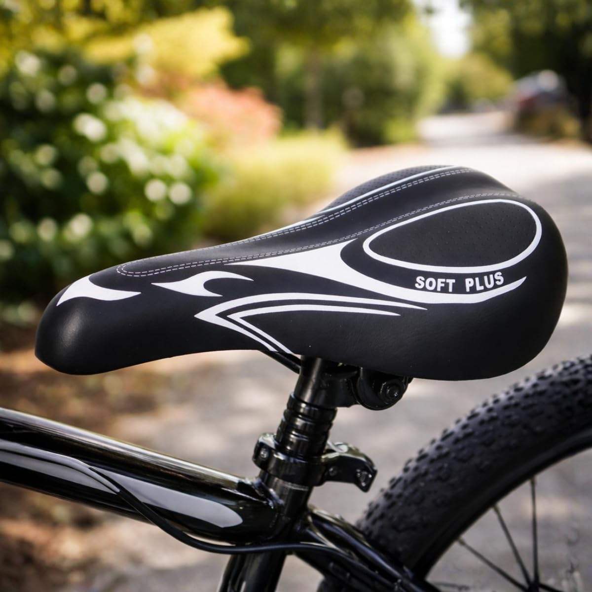Dunlop Sella Sediolino Sedile Soft Nero Universale per Bici Bicicletta MTB Corsa Città