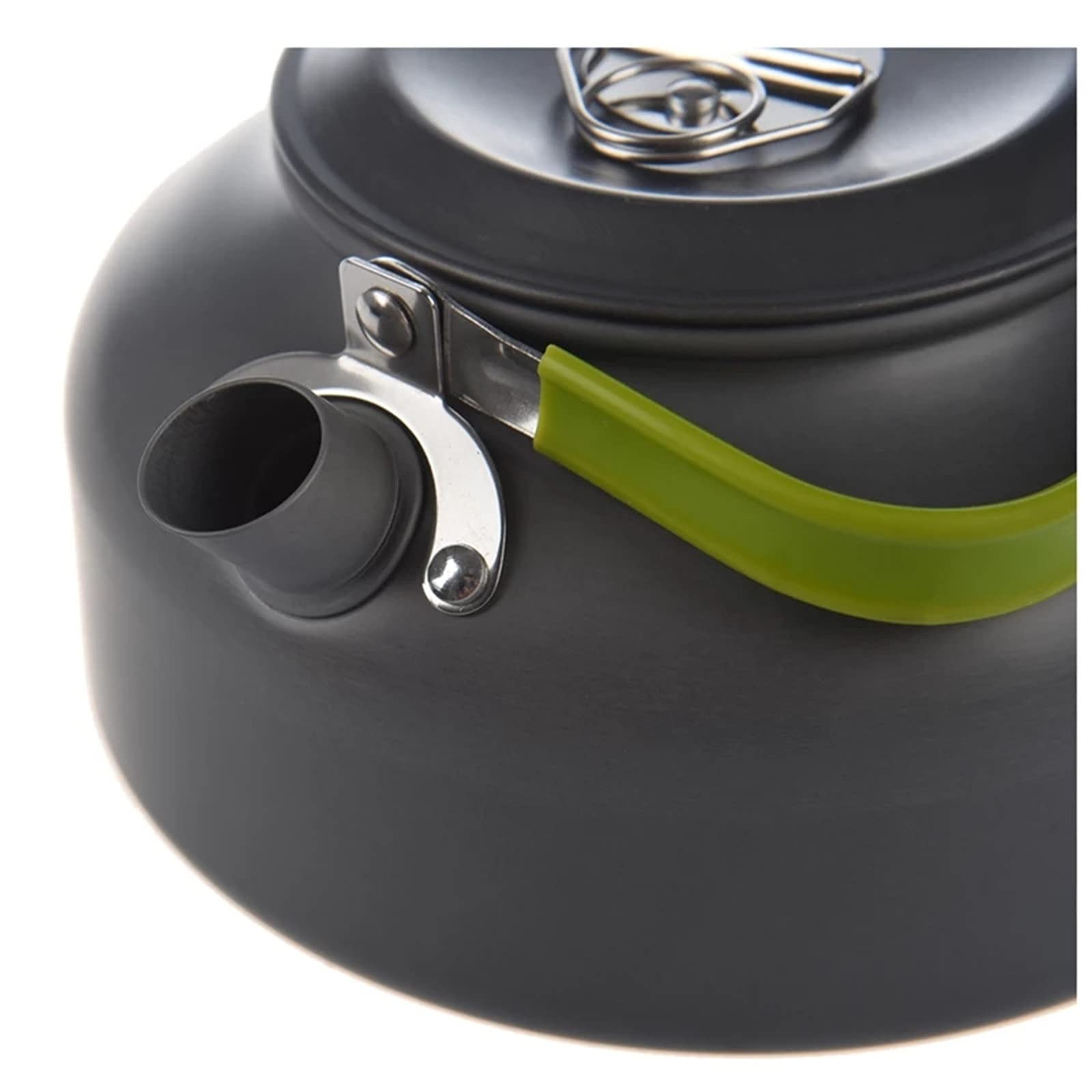 Whistling Tea e 0.8L Portátil Ultraligero Senderismo al Aire Libre Camping Supervivencia Agua e Tetera Cafetera (Color : Gray, Size : One Size)