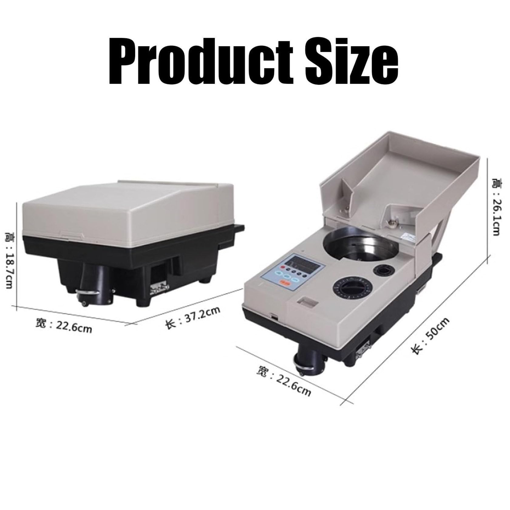 Conta Monete E Selezionatrice Elettronica, 1200 Pezzi/Min Conta E Selezionatrice Automatica Di Monete Per 15 Mm~34 Mm, Macchina Selezionatrice Di Monete, Per Aziende, Banche, Negozi, Ristoranti