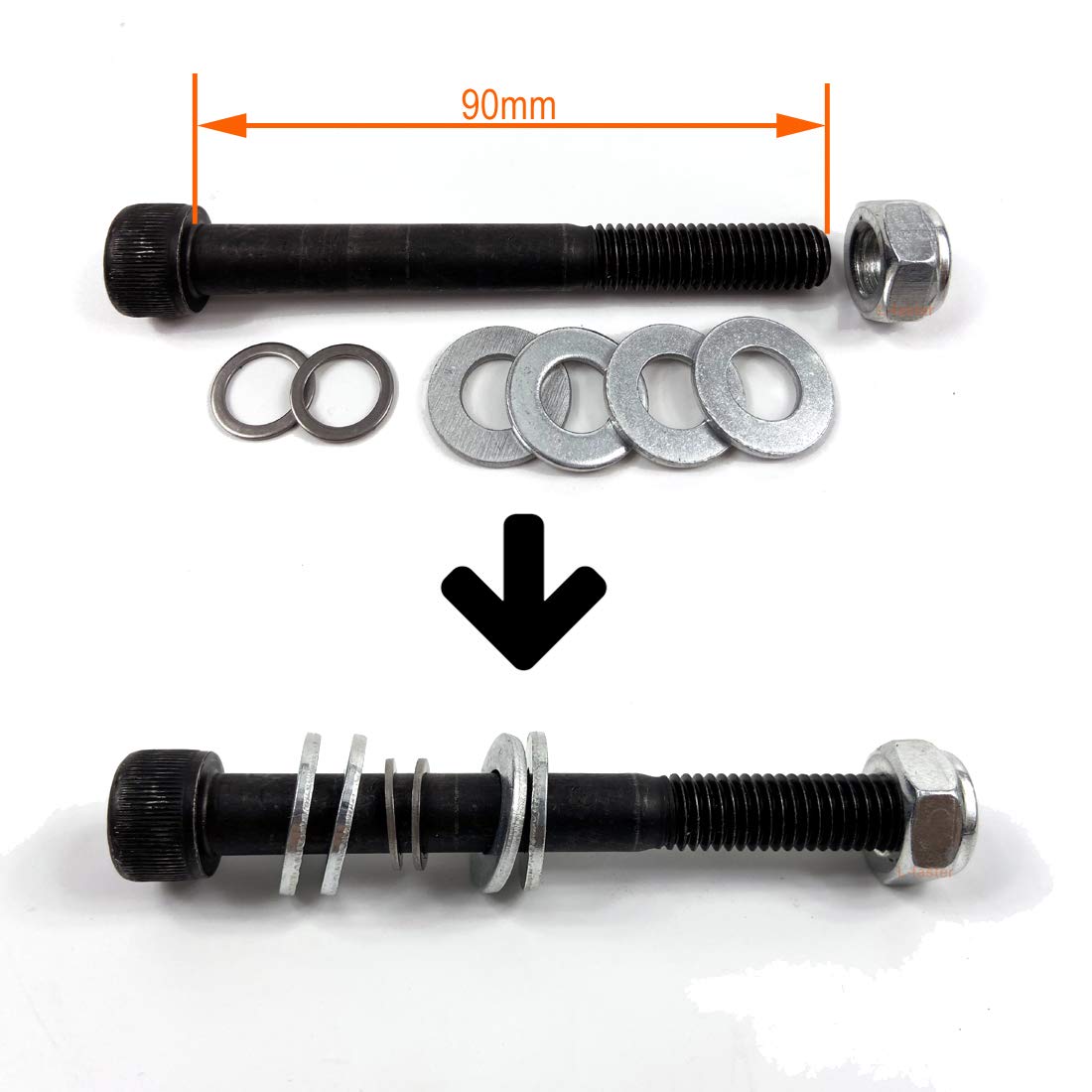 Utensileria & Ferramenta Online - Ruote Girevoli Con Freno: Ruota In Poliuretano Alluminio Supporto Girevole D.100 Freno - Foto 3