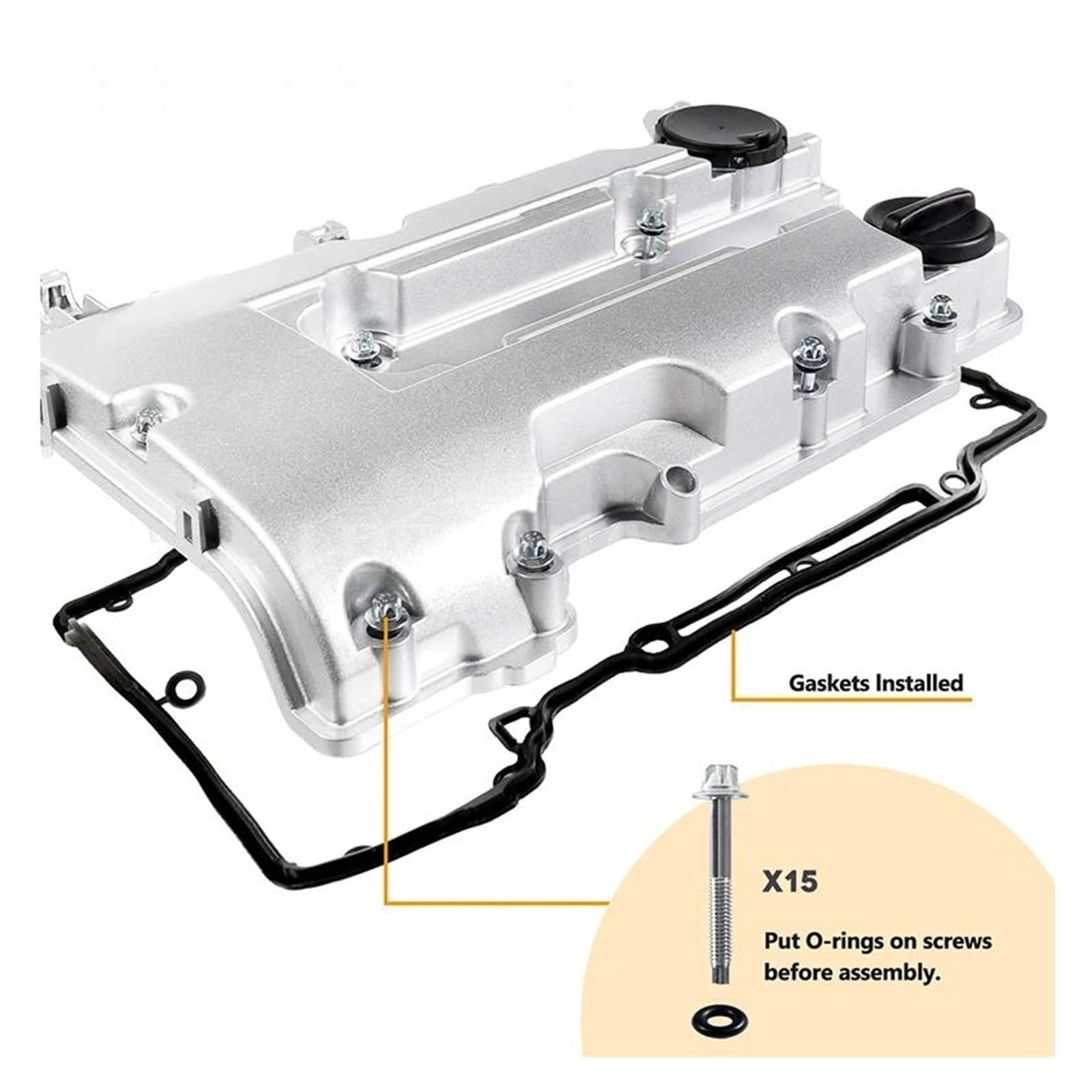 Guarnizione Coperchio Punterie 55573746 Per Buick Per Encore 1.4L 2013-2018 Coperchio Valvola Motore In Alluminio Con Guarnizione 25198874 25198498