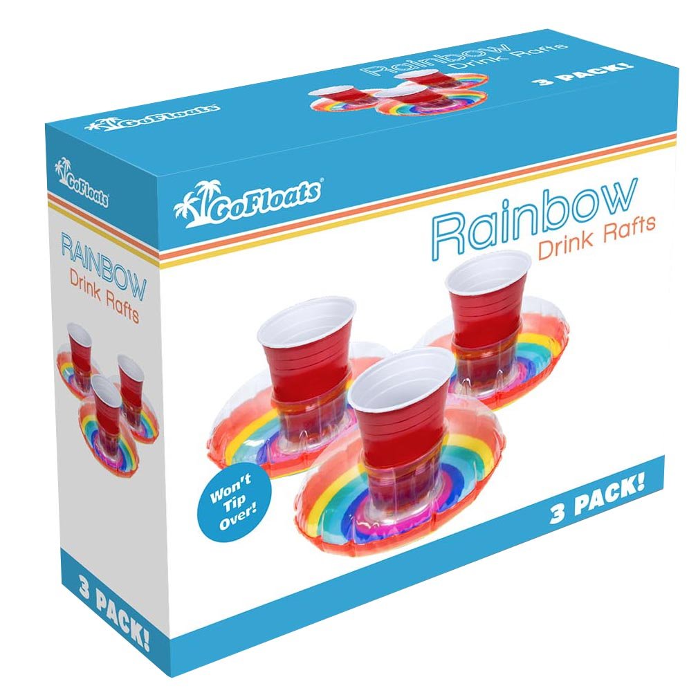 3 Schwimmende Drink-Halter Für Pool & Whirlpool – Lustige Getränkehalter In Unicorn, Flamingo & Mehr