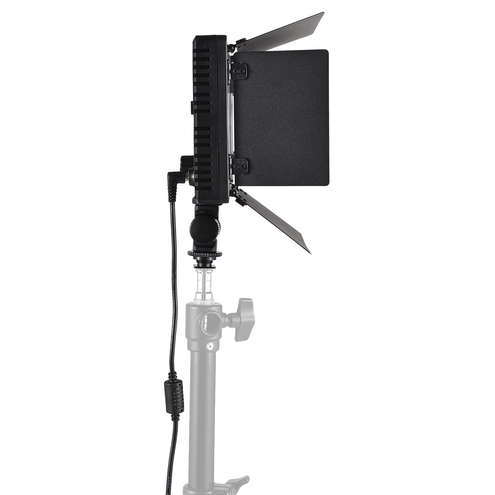 led video light HUIOP Luce fotografica RGB bicolore 36W Pannello luminoso a LED 352 pezzi Perline LED 3200K-5600K Dimmerabile Serie DC/NP Alimentato a batteria con telecomando per paraluce in metallo